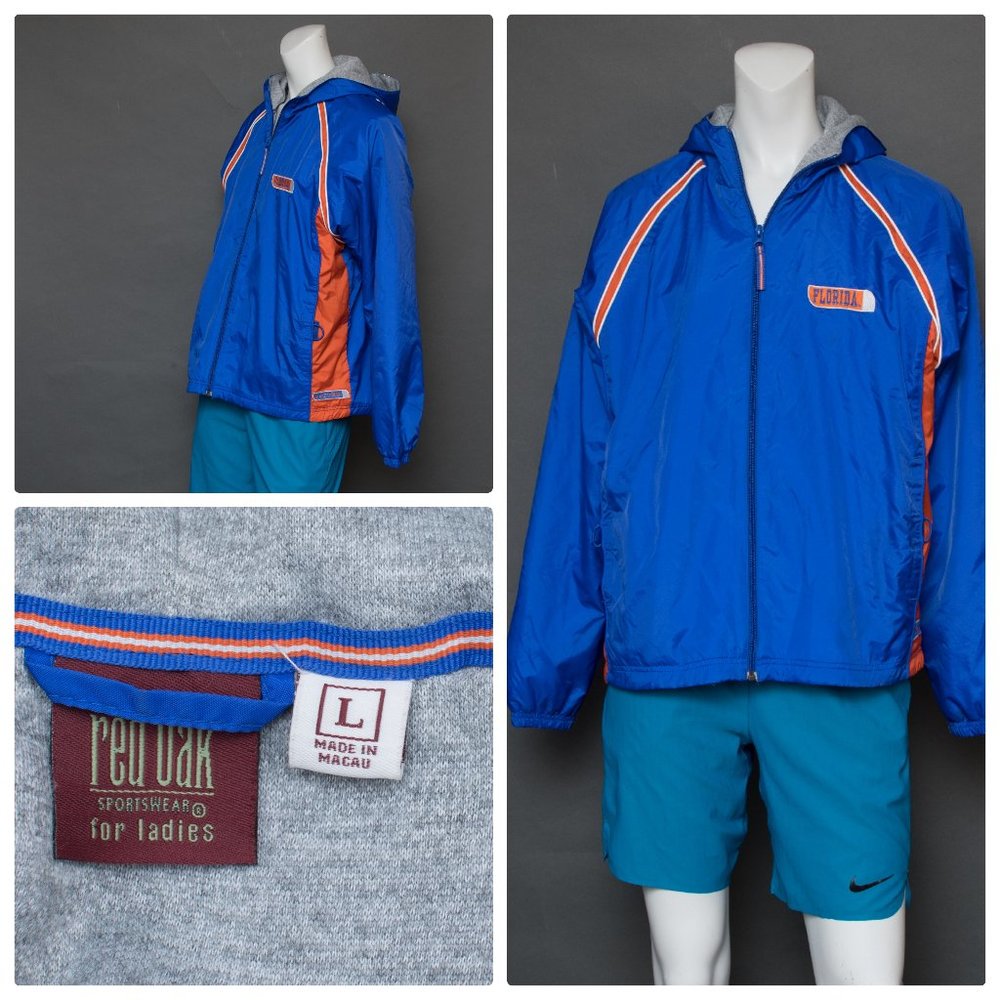Florida Gators Red Oak Womens MEDIUM Nylon Jacket
